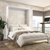 Giannini Queen Murphy Bed With Mattress Wayfair